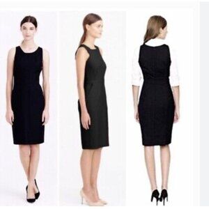 Black Formal J Crew Factory Dress Size 6